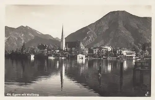 Egern am Tegernsee gegen Wallberg ngl D9388