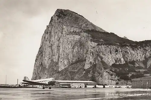 Gibraltar The Rock from Airfield ngl D7633