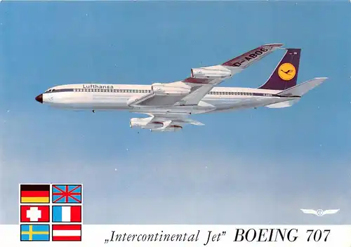 Lufthansa Boeing 707 Intercontinental Jet ngl 151.774
