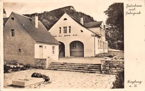 Freyburg (Unstrut) Jahnhaus mit Jahngrab gl1937 155.996