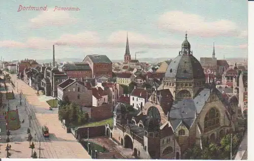 Dortmund Panorama mit Synagoge ngl 221.043