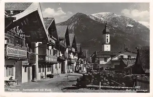 Garmisch - Sonnenstraße mit Wank gl1936 154.640