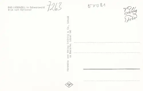 Bad Liebenzell Blick vom Kaffeehof ngl E0081