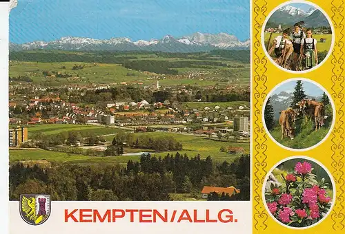 Kempten im Allgäu Mehrbildkarte glum 1975? D7421