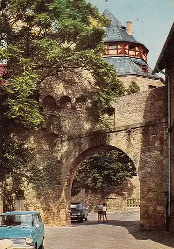 Alzey Partie am Schlossturm, Hellgasse ngl D5941