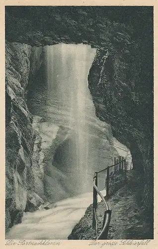 Partnachklamm bei Partenkirchen Schleierfall ngl D6554