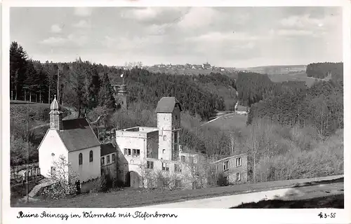 Ruine Steinegg im Würmtal mit Tiefenbronn ngl 157.649