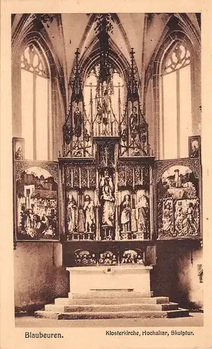 Blaubeuren Klosterkirche Hochaltar Skulptur ngl 157.713