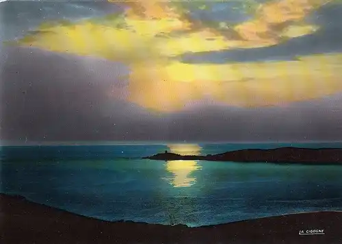 Corse Cargese Crépuscule sur le Golfe de Pero ngl D8022