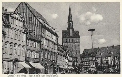 Osterode am Harz Kornmarkt mit Marktkirche ngl D6642