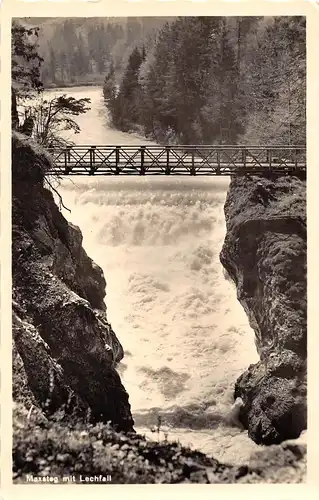 Füssen i.Allgäu Maxsteg mit Lechfall gl1957 153.422