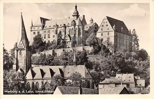 Marburg an der Lahn - Schloss Südseite ngl 155.562