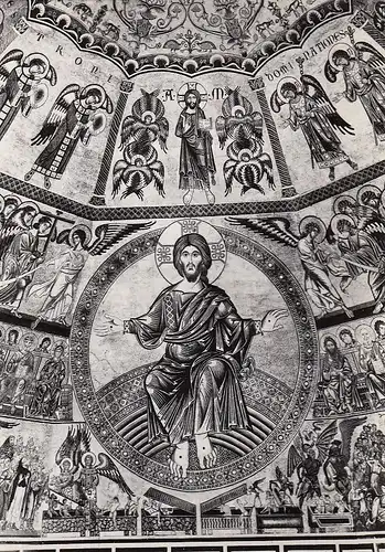 Firenze Batt. di S.Giovanni Kuppelmosaik Christus als Richter ngl D6061