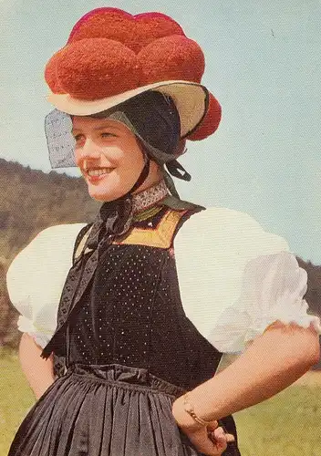 Schwarzwald Gutach Tracht ngl D7141