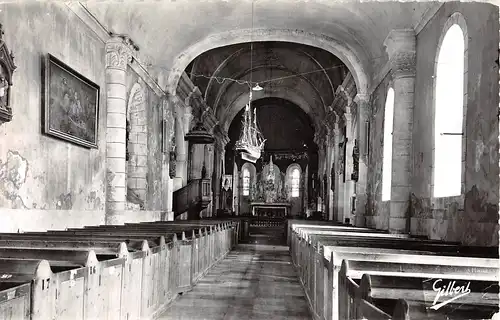 St. Denis d'Oleron - Intérieur de l'Église Romane ngl 153.486