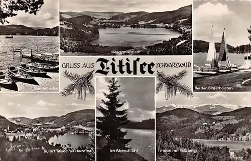 Titisee Teilansichten Mehrbildkarte gl1960 157.754