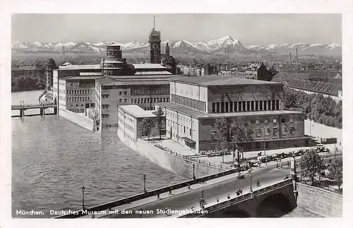 München - Deutsches Museum mit den neuen Studiengebäuden gl1942 154.869