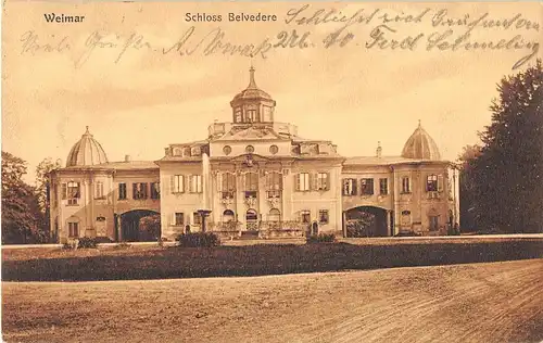 Weimar Schloss Belvedère gl1910 153.918