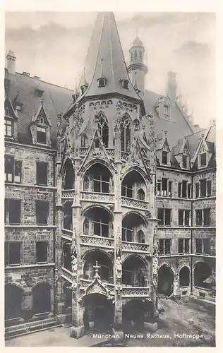 München - Neues Rathaus, Hoftreppe ngl 154.943