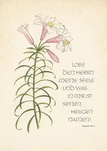 Lobe den Herrn Psalm 103.1 ngl D6932