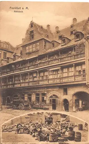 Grüsse aus Frankfurt a. M. Gasthaus Der Rebstock ngl 151.962