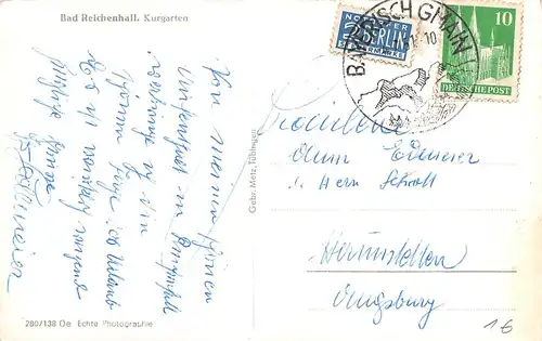 Bad Reichenhall - Kurgarten gl1951 154.909