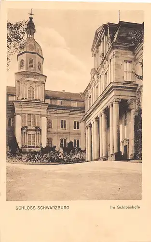 Schloss Scharzburg - Im Schlosshofe ngl 155.666