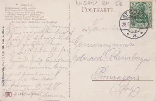 Ruine Rheinfels gl1914 222.177