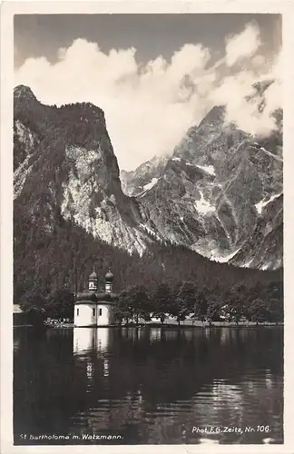 Königssee - St.Bartholomä mit Watzmann ngl 153.299