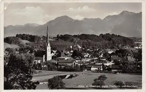 Prien am Chiemsee gegen Hochgern und Hochfelln gl1936 155.022