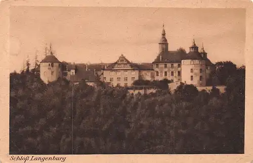 Schloss Langenburg im Hohenloher Land ngl 155.692