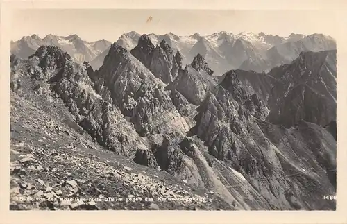 Blick von der Nördlinger Hütte gegen Karwendelgebirge ngl 155.056