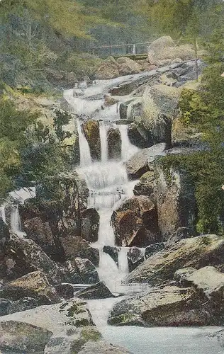 Wernigerode im Harz, Wasserfall Steinerne Renne gl1913 E0224