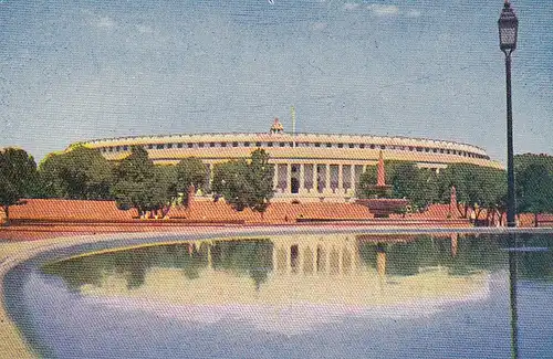 Indien New Delhi Parliament House ngl D7705