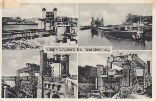 Henrichenburg Schiffshebewerk am Dortmund-Ems-Kanal gl1957? 221.100