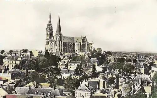 Chartre (Eure-et-Loir) Vue générale ngl D8242