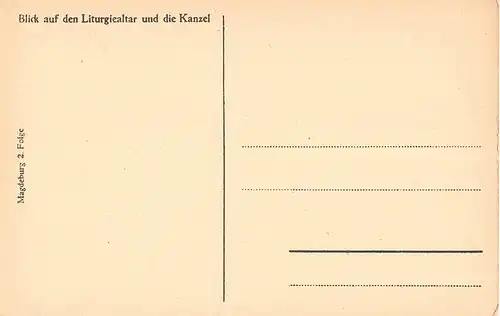 Magdeburg Dom Blick auf Liturgiealtar und Kanzel ngl 153.433