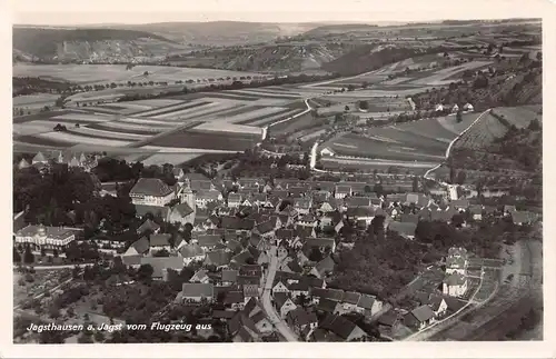 Jagsthausen an der Jagst vom Flugzeug aus ngl 157.190