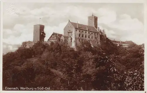 Eisenach - Wartburg von Süd-Osten ngl 158.420