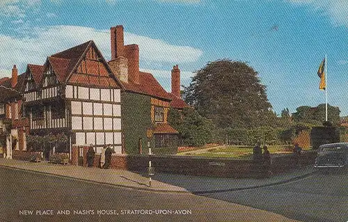Stratford-upon-Avon New Place and Nash's Hous gl1965 D6023