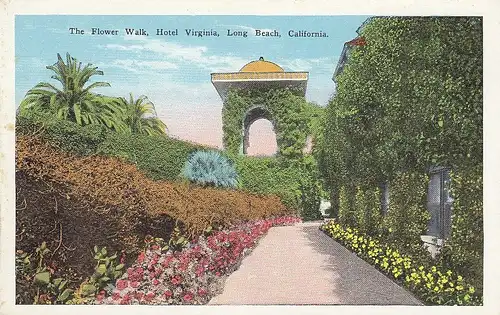USA The Flower Walk, Hotel Virginia, Long beach, California ngl E0302