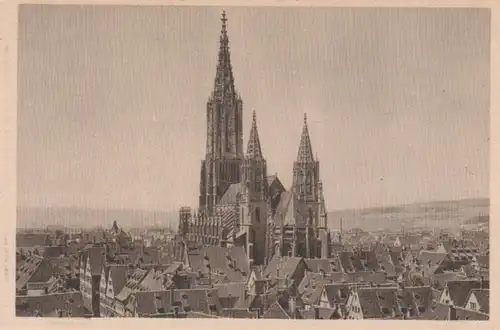 Ulm a.d.Donau Münster von Südosten aus gesehen ngl 222.352