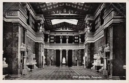 Wallhalla bei Donaustauf-Regensburg - Innenansicht gl1933 155.797