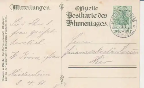Silberne Hochzeit d. Württemberg. Königspaares 8. April 1911 gl1911 221.413