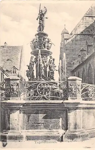 Nürnberg Tugendbrunnen ngl 153.851