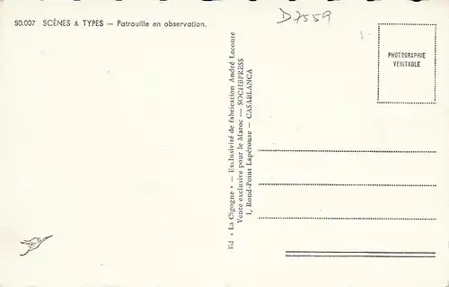 Maroc Patrouille en observation ngl D7559