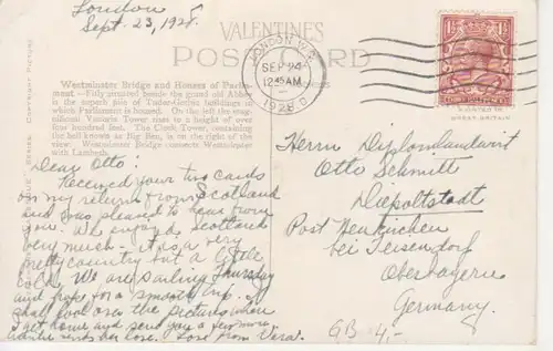 London - Houses of Parliament and Westminster Bridge gl1928 222.031