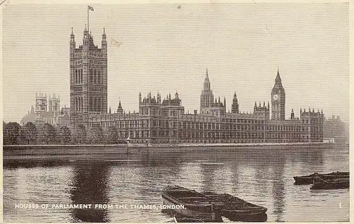 London Houses of Pariament and the River Thames gl1948 D8388