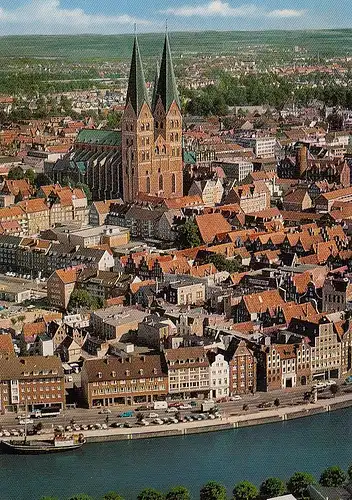 Lübeck Blick auf die Stadt ngl D6571