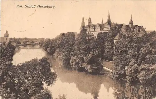 Merseburg Schloss feldpgl1917 153.798
